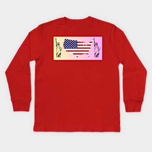 Independence Day Kids Long Sleeve T-Shirt